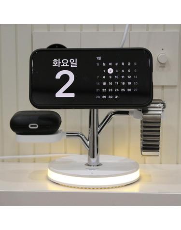 머레이 트리몰드 무드등 맥세이프 3in1 무선충전기 tri-10