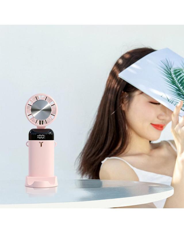 머레이코리아 머레이 3초 급속냉각 에어컨바람 각도조절 아이스핸디선풍기/목걸이선풍기 cool-10 착용컷