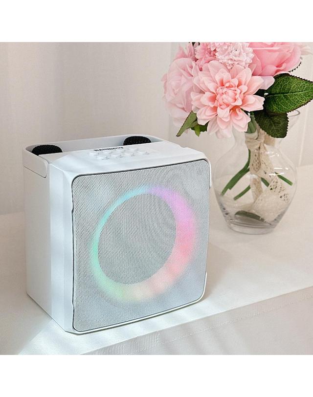 머레이코리아 머레이 레인보우 LED 블루투스 노래방기계 RAINBOW 착용컷