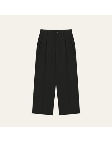 [카니] WOOL 2 TUCK STRAIGHT PANTS