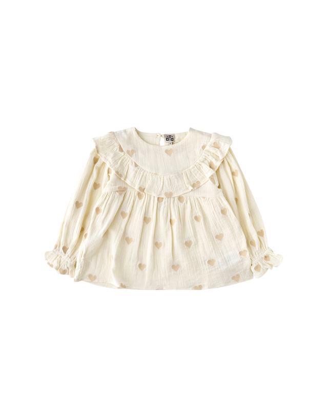 봉통 [BONTON] 봉통 OW메디블라우스 (75A7T-310-05) 착용컷