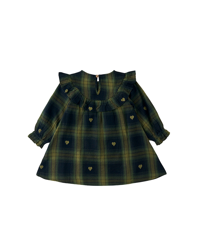 봉통 [BONTON] 봉통 베이비 DR하트체크원피스 (75A7T-M00-13) 착용컷