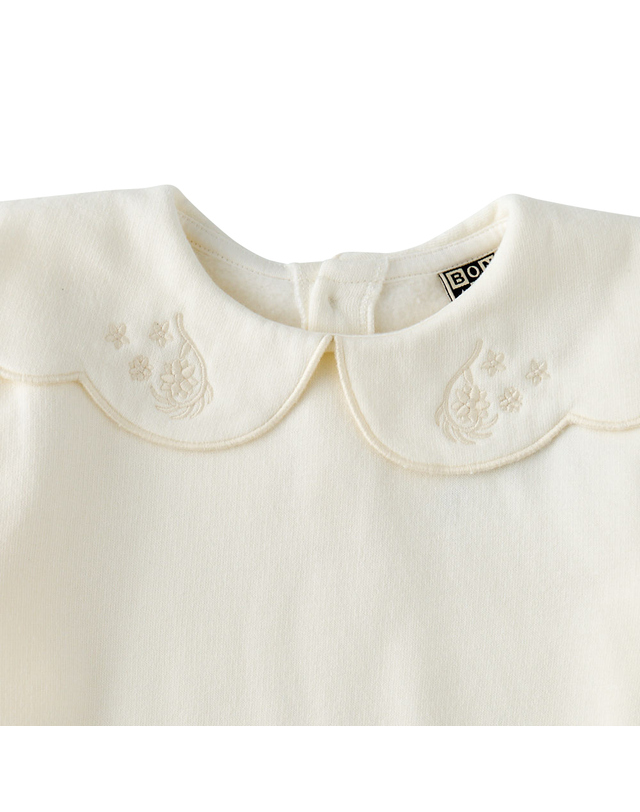 봉통 [BONTON] 봉통 베이비 WH카라스웨트셔츠 ＋기모 (75A7T-L34-01) 착용컷