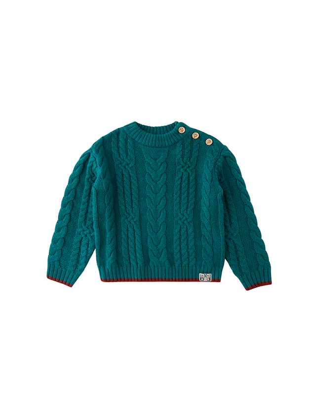 봉통 [BONTON] 봉통 BL트위스트스웨터 (75A7T-300-14) 착용컷