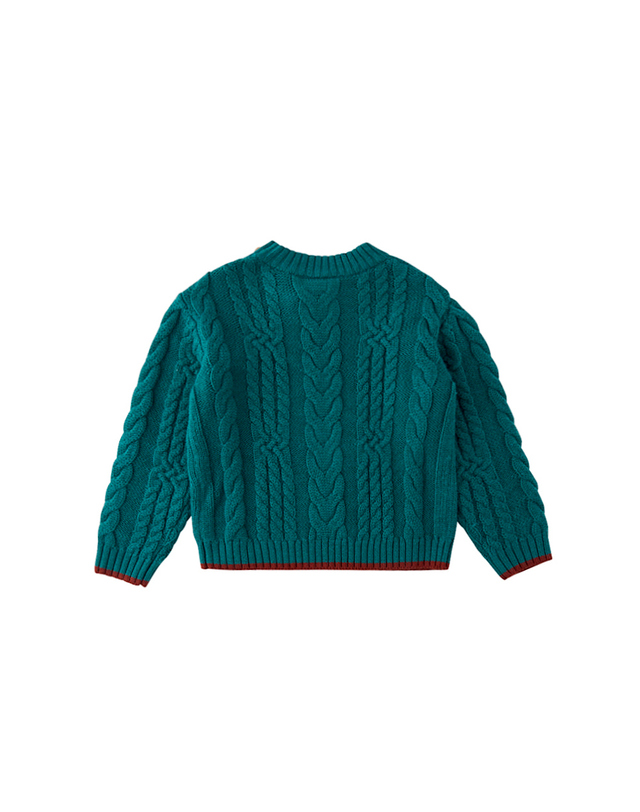 봉통 [BONTON] 봉통 BL트위스트스웨터 (75A7T-300-14) 착용컷
