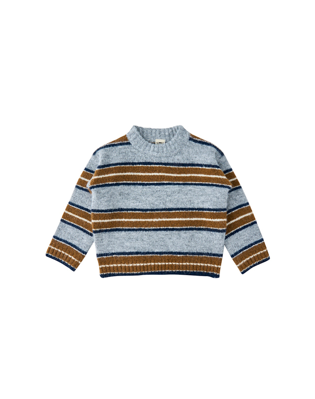봉통 [BONTON] 봉통 GR스트라이프스웨터 (75A7T-300-11) 착용컷