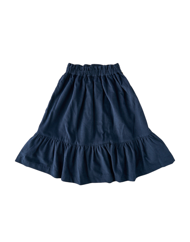 봉통 [BONTON] 봉통 DN롱플레어스커트 (75A7T-430-04) 착용컷