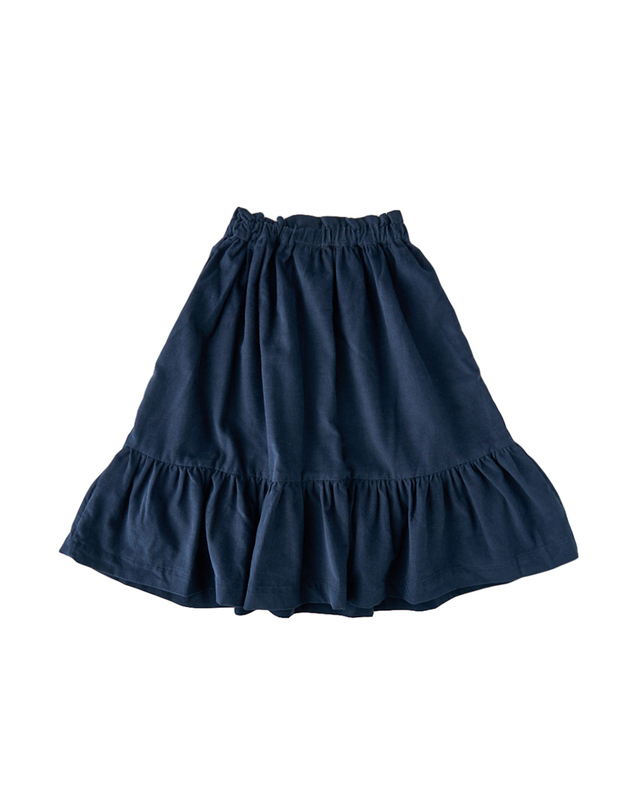 봉통 [BONTON] 봉통 DN롱플레어스커트 (75A7T-430-04) 착용컷