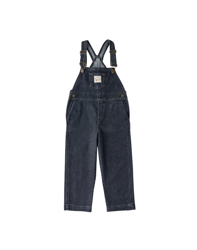 봉통 [BONTON] 봉통 DD데님오버롤팬츠 (75A7T-410-21) 착용컷