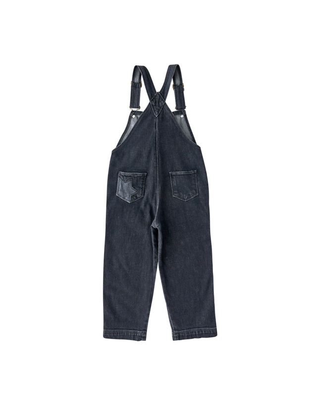봉통 [BONTON] 봉통 DD데님오버롤팬츠 (75A7T-410-21) 착용컷