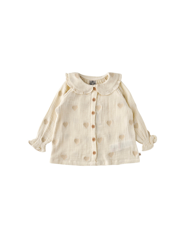 봉통 [BONTON] 봉통 베이비 OW하트블라우스 (75A7T-L10-02) 착용컷