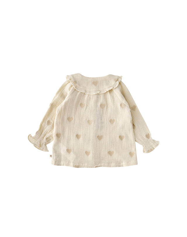 봉통 [BONTON] 봉통 베이비 OW하트블라우스 (75A7T-L10-02) 착용컷