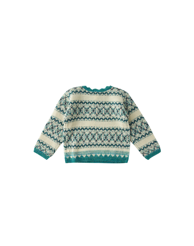 봉통 [BONTON] 봉통 베이비 OW노르딕스웨터 (75A7T-L00-01) 착용컷