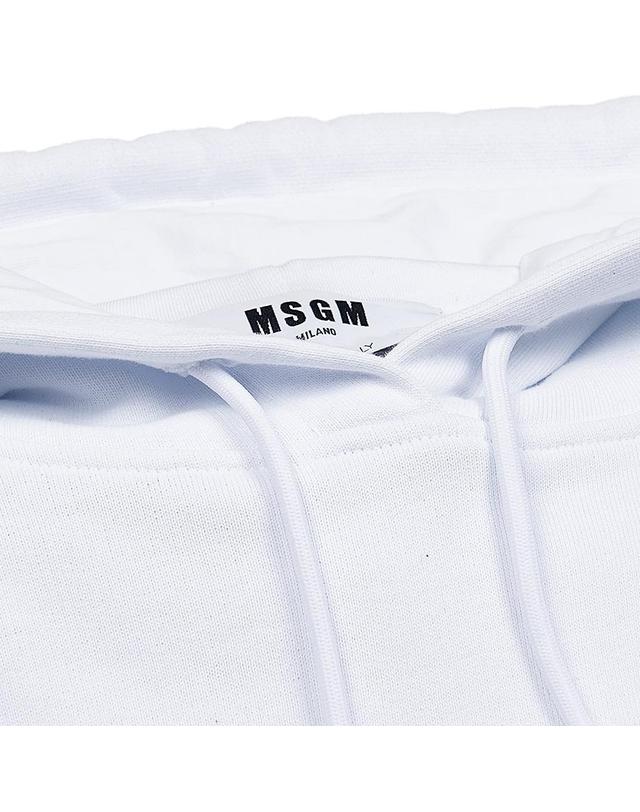 엠에스지엠 [MSGM] 여성 라인스톤 로고 후디 3341MDM106 227799 01 착용컷