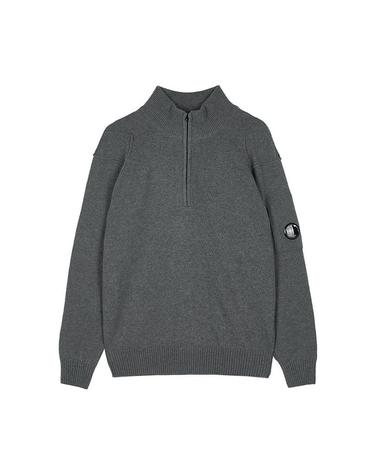 [CP컴퍼니] FW25 남성 램스울 반집업 니트 19CMKN709A 110149A 921