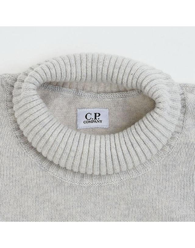 씨피컴퍼니 [CP컴퍼니] FW25 남성 램스울GRS 터틀넥니트 19CMKN166A 110149A M13 착용컷