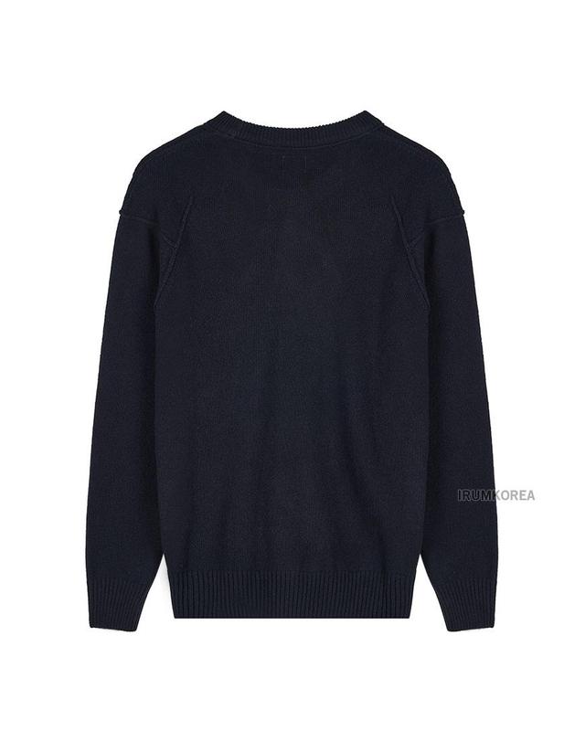 씨피컴퍼니 [CP컴퍼니] FW26 남성 울 렌즈 니트 RFCMKN707A 110149A 999 착용컷