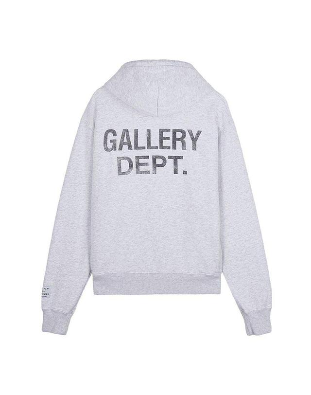 갤러리 디파트먼트 [갤러리 디파트먼트] FW25 남성 GD 페인트 로고 후디 GPH-50044 LHGY 착용컷