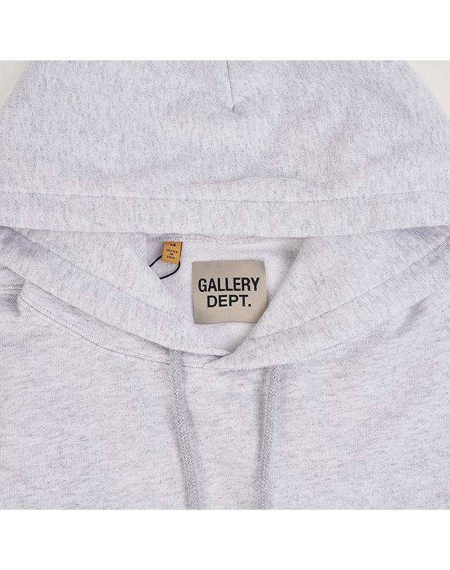 갤러리 디파트먼트 [갤러리 디파트먼트] FW25 남성 GD 페인트 로고 후디 GPH-50044 LHGY 착용컷