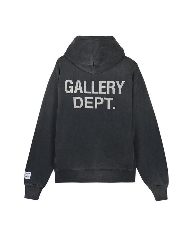 갤러리 디파트먼트 [갤러리 디파트먼트] FW25 남성 GD 페인트 로고 후디 GPH-50044 VBLK 착용컷