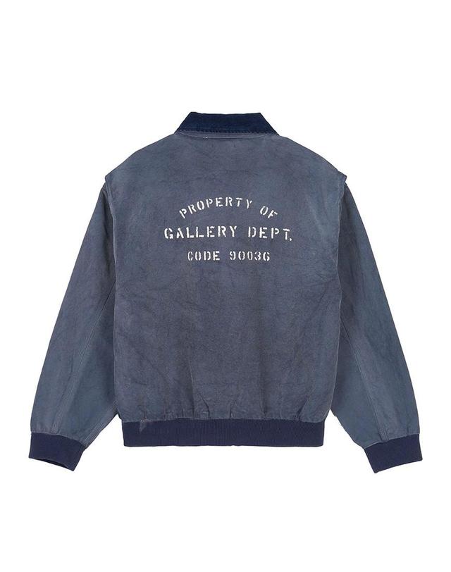 갤러리 디파트먼트 [갤러리 디파트먼트] FW25 남성 로고 패치 메카닉 자켓 MJKT-20044 NAVY 착용컷