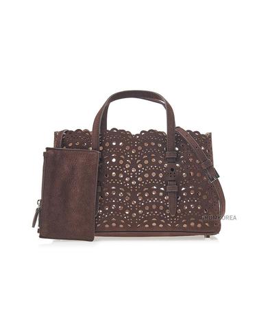 [알라이아] FW25 미나 미디엄 토트백 AA1S06726CA322 733