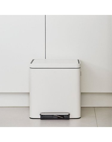 [갤러리아] 한샘 시그니처 페달 휴지통 30L (15L+15L) 화이트