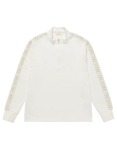 HALF ZIP-UP SIENA T-SHIRT_PMTS4Z0009_WT