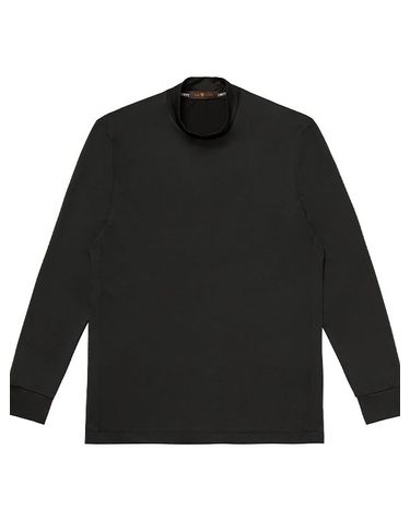 MOCK NECK T-SHIRT_PMTS3F0004_BK