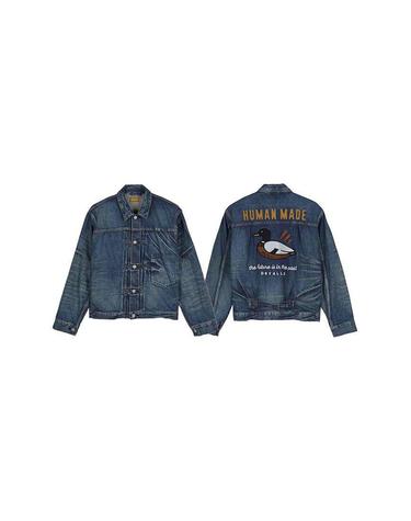[휴먼메이드] FW25 남성 퓨처 데님 워크 자켓 HM30JK002 INDIGO