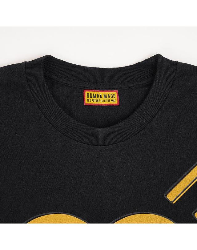 휴먼메이드 [휴먼메이드] FW25 남성 그래픽 롱슬리브 티셔츠 HM30CS044 BLACK 착용컷