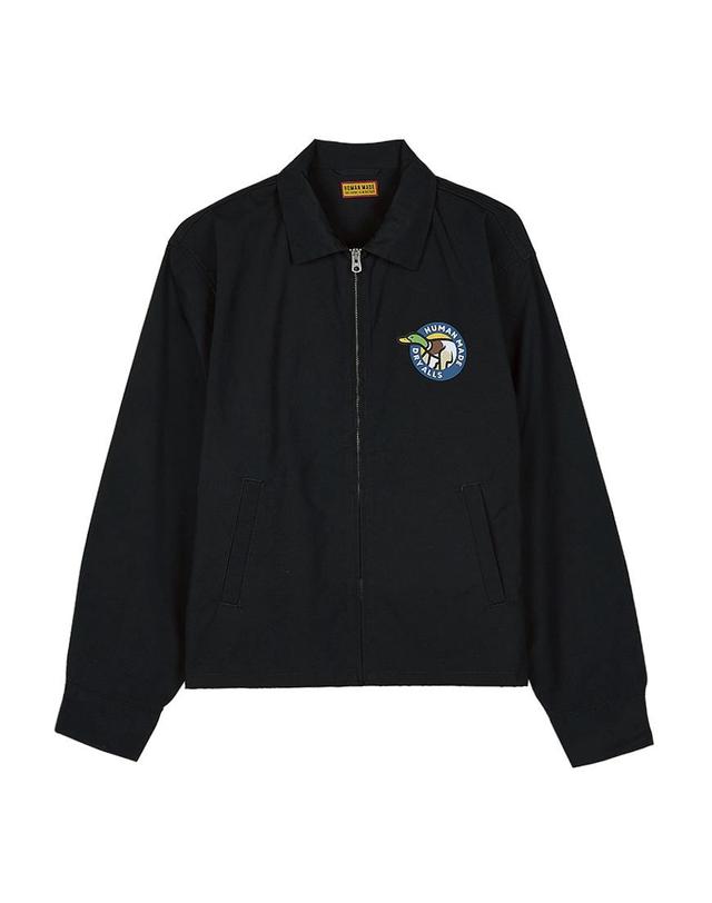휴먼메이드 [휴먼메이드] FW25 남성 드리즐러 자켓 HM30JK037 BLACK 착용컷