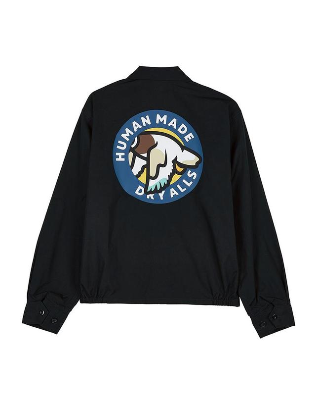휴먼메이드 [휴먼메이드] FW25 남성 드리즐러 자켓 HM30JK037 BLACK 착용컷