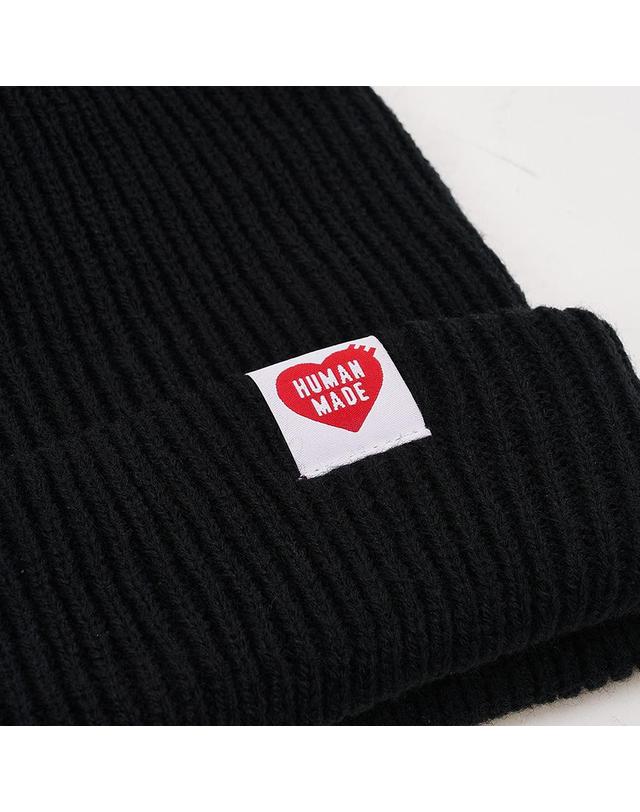 휴먼메이드 [휴먼메이드] FW25 공용 클래식 비니 HM30GD073 BLACK 착용컷