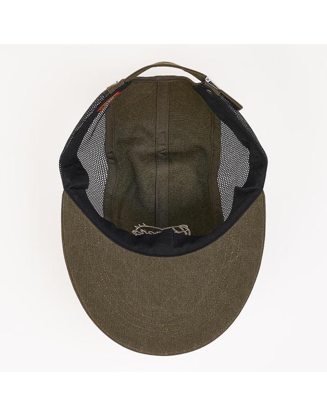 휴먼메이드 [휴먼메이드] SS26 공용 롱빌 캡 HM31GD014 OLIVE DRAB 착용컷
