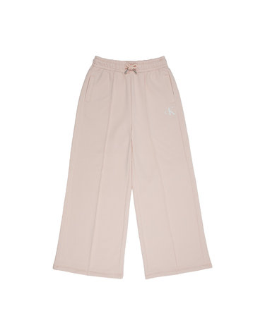 CK LOGO WIDE LEG SWEATPANTS Silver Peony