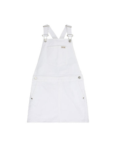 DENIM DRESS WHITE White
