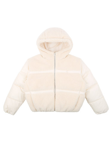 TEDDY SHINY PUFFER JACKET Whitecap Gray