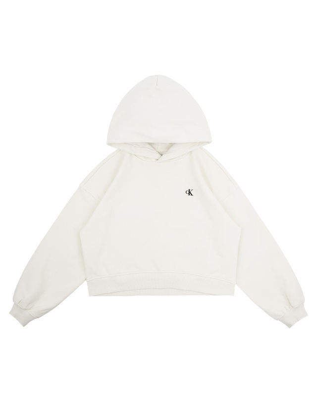 캘빈클라인 키즈 캘빈클라인키즈 HANDWRITING LOGO HOODIE Turtledove 착용컷