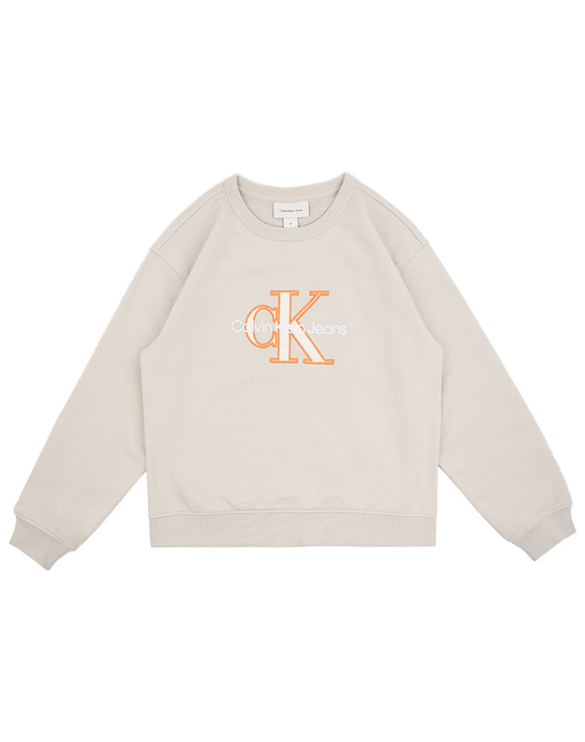 캘빈클라인 키즈 캘빈클라인키즈 OUTLINED MONO RELAXED CN Chateau Gray 착용컷