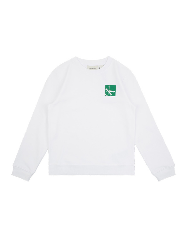 캘빈클라인 키즈 캘빈클라인키즈 SHIFTED CK RELAXED CN Bright White 착용컷
