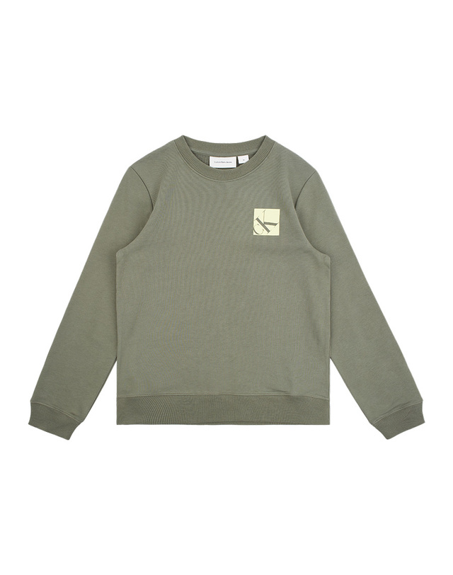 캘빈클라인 키즈 캘빈클라인키즈 SHIFTED CK RELAXED CN Dusty Olive 착용컷
