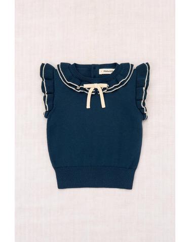 MISHA&PUFF 미샤앤퍼프 25SS 리본 키즈티셔츠 Cotswolds Ondine Top K2009S25-438