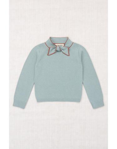 미샤앤퍼프 25FW 엘사 니트 ELSA SWEATER-OVERCAST K2028F25-443