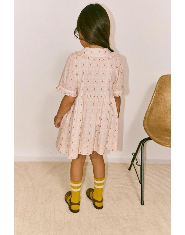 미샤앤퍼프 미샤앤퍼프 26SS 키즈 원피스 VOYAGE DRESS K5152S26-0C7 착용컷