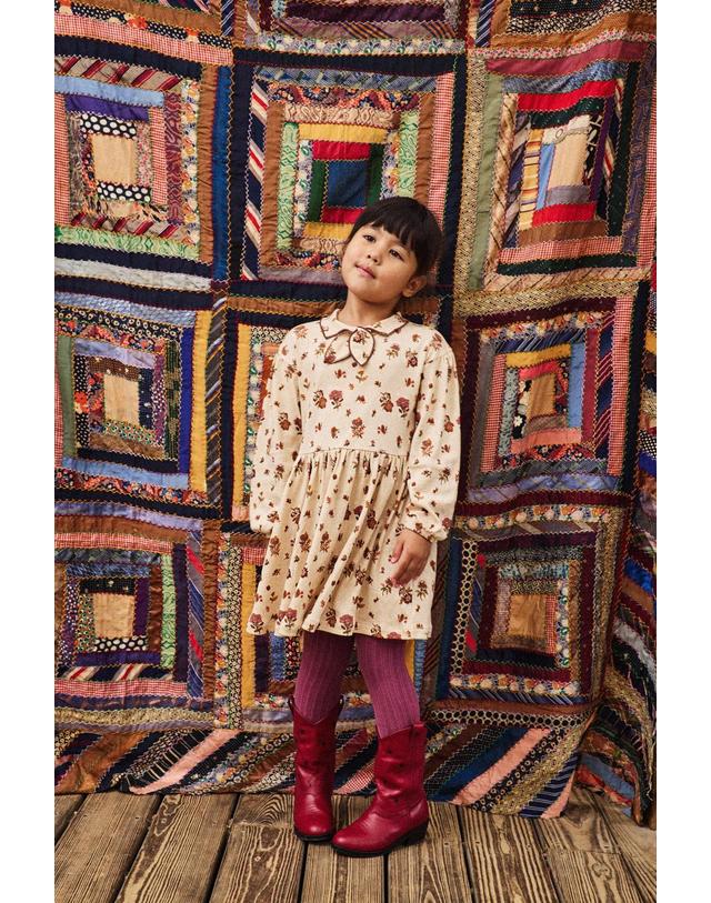 미샤앤퍼프 미샤앤퍼프 26FW 키즈 스카우트 원피스 JUNIOR SCOUT DRESS K3463F26-0F6 착용컷