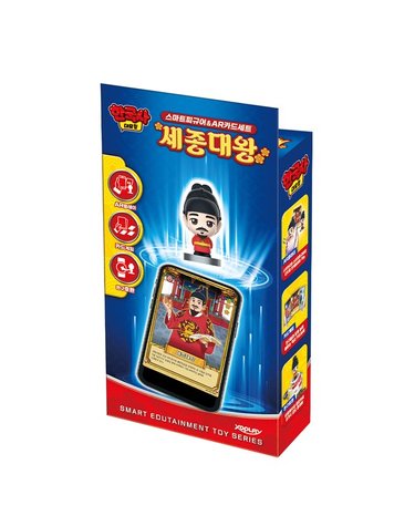 [보리보리] 한국사대모험 스마트피규어AR카드세트_세종대왕