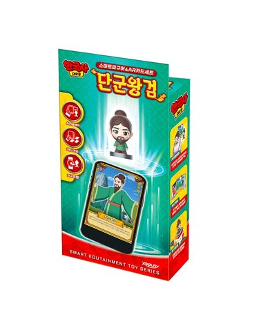 [보리보리] 한국사대모험 스마트피규어AR카드세트_단군왕검