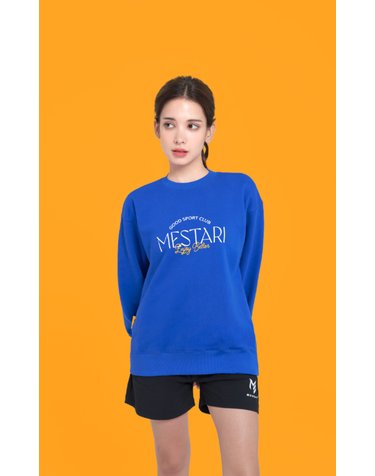 메스타리 핸드라이팅  남녀공용 SWEATSHIRT(맨투맨) 코발트블루 ES2008