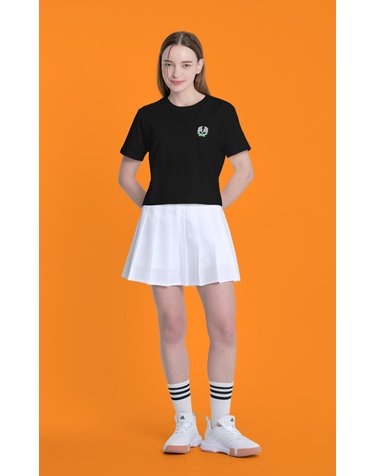 메스타리 배드민턴 RACKET CROP 크롭티 블랙 CT3009